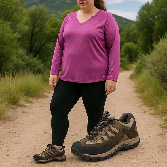 Columbia BL3132-256 Boorad Mud Thai Green Lace Up Hiking Shoes Womens 10 NIB - Picture 1 of 13